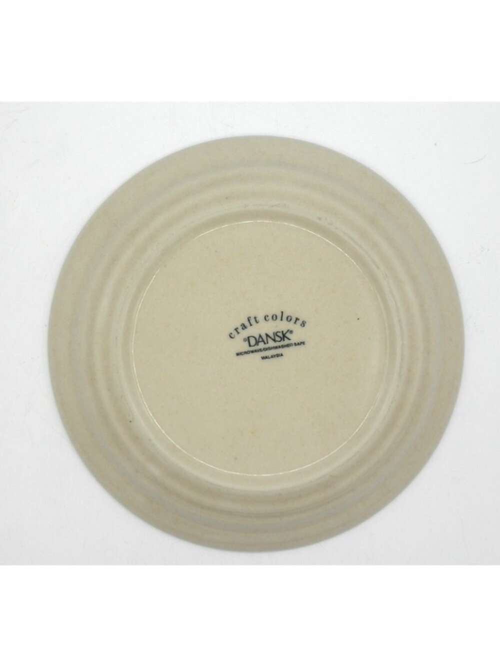Craft Colors Oatmeal by Dansk 8 Inch Salad Plates Set of 4 Pattern Code: DANCRCO - Picture 6 of 7